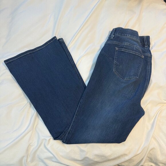 Torrid Bombshell High-Rise Flare Jean 14S - Picture 4 of 14